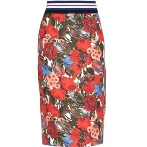 Marni Floral Duncraig Midi Skirt
